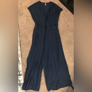 Halara blue jumpsuit sleeveless women’s xl